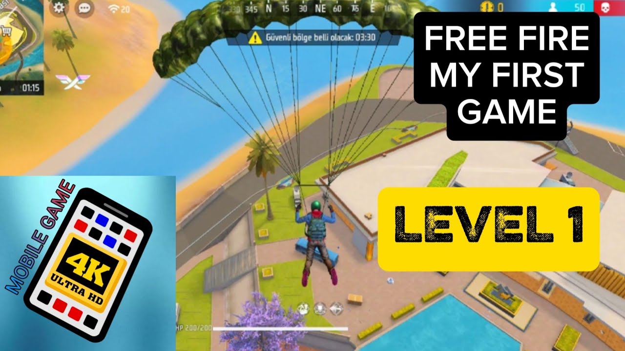 FF - [ LEVEL 1 ].  The first game I played was CLASSIC SOLARA. 😱😱24 KİLL 😎😎