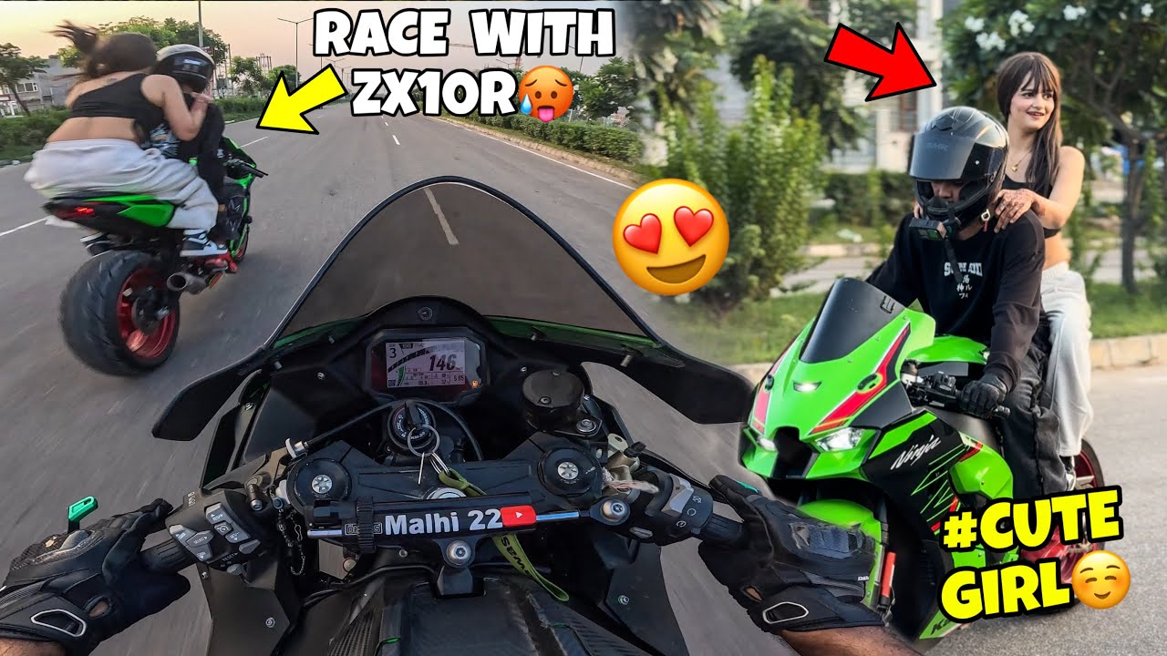 Наконец-то лицо Кер Диа раскрыто 😍 Гонка с Zx10r