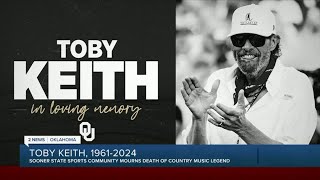 Oklahoma Athletics pays tribute to lifelong Sooners fan Toby Keith