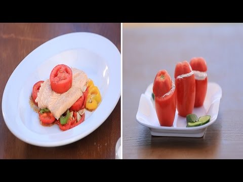 طريقة عمل طماطم محشية ساور كريم