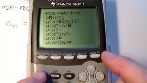 TI 84 Sequences
