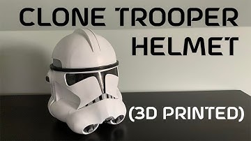 3D PRINTED Clone Trooper Helmet!