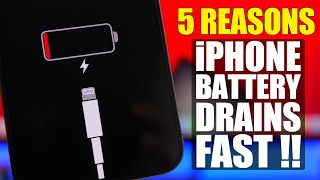 5 WORST iPhone Battery DRAINERS - How To Fix Them !
