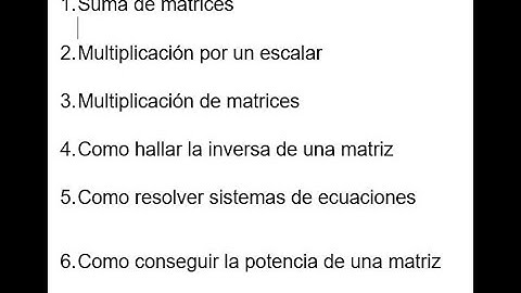 WOLFRAM Y LAS MATRICES