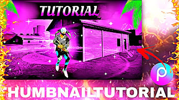 How to make Montage Thumbnail in PicsArt 🔥//FF Montage Thumbnail Editing tutorial//Like ‪@ZeroxFF‬