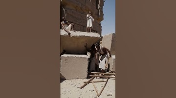 POV: Building the Pyramids of Egypt with AI