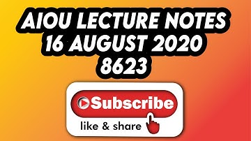 8623 lecture 7