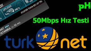 Turknet Hız Testi 50Mbps / Turknet'ten İnternet Aldım