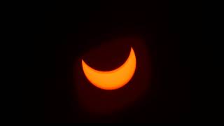 Затмение солнца над ТВерью 25 октября 2022 (ускоренное видео)