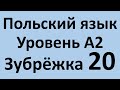 Зубрёжка Польский язык Уровень А2 Урок 20 Польский разговорный Польские диалоги и тексты с переводом