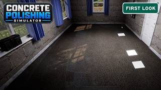 We'll Make Your Floors Look Brand New! | Concrete Polishing Simulator Demo Early First Look