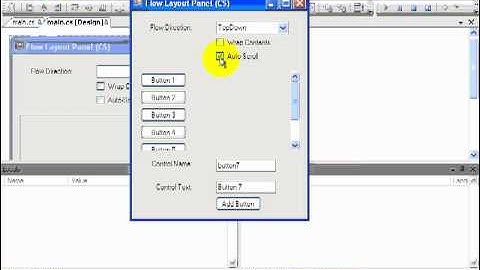 Windows Forms Lesson 5 How to use the FlowLayout Panel