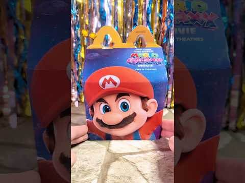 Frog Luigi! NEW Super Mario Galaxy Movie Happy Meal Toys 🐸⭐ #mcdonalds #toyunboxing
