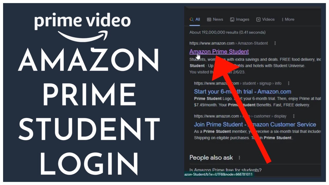 Amazon Prime Student Login How To Login Amazon Prime Student Account