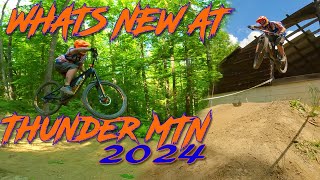 WHAT IS NEW AT THUNDER MOUNTAIN BIKE PARK 2024 #bikepark #thundermountain #goprohero12