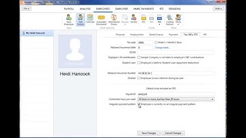 Setting Up a New Employee