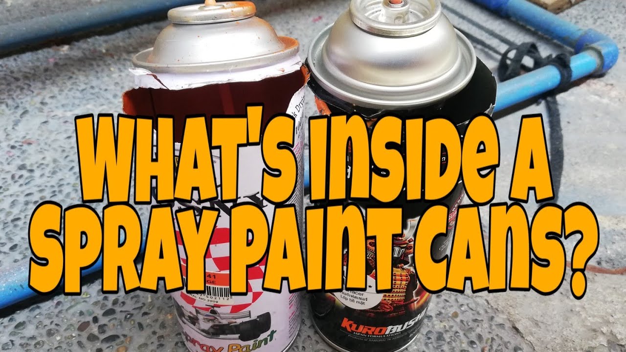 What's Inside A Spray Paint Cans? YouTube