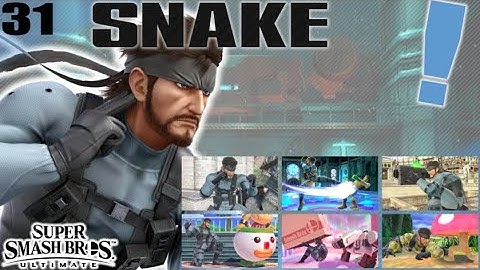 Training Snake Amiibo Highlight- Super Smash Bros Ultimate