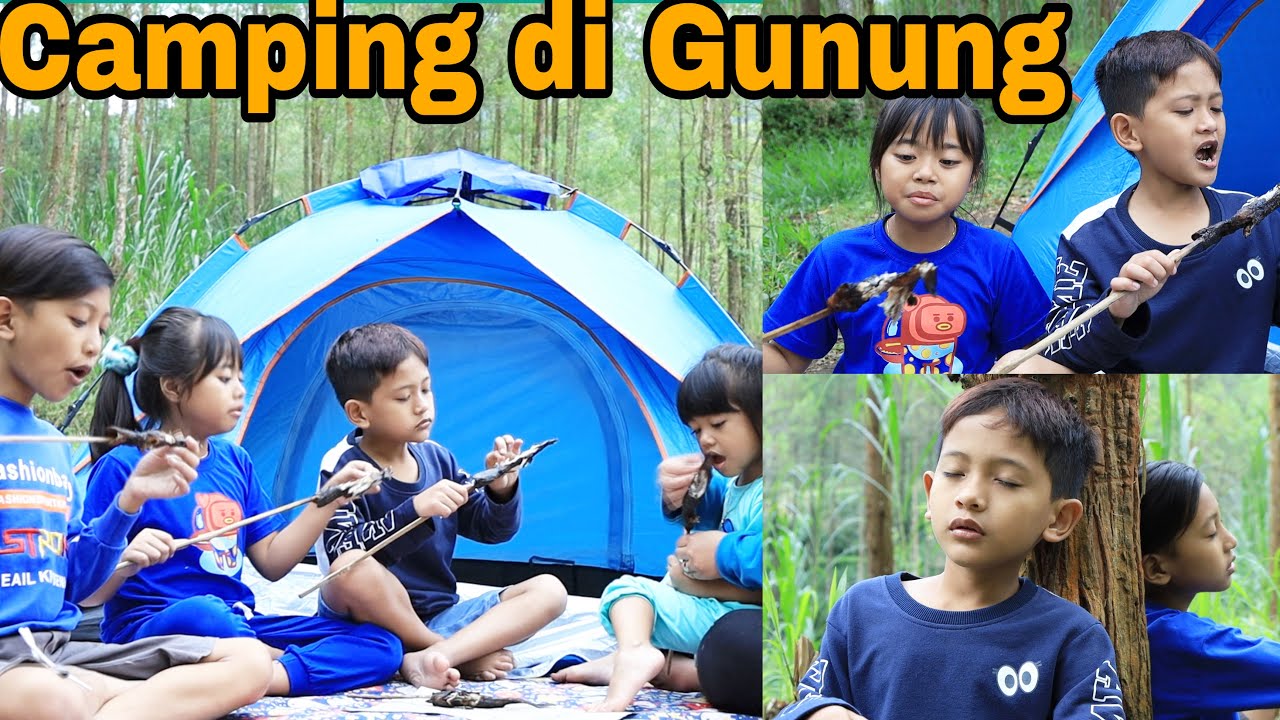 Camping seru Marsya di hutan bersama Indomilk UHT Kids