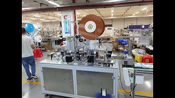 Pure mechanical type non pneumatic automatic inner ear loop face mask making machine