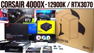 PC Build in the Corsair 4000X - Intel 12-900K/RTX 3070 [Build Guide/Step by Step]