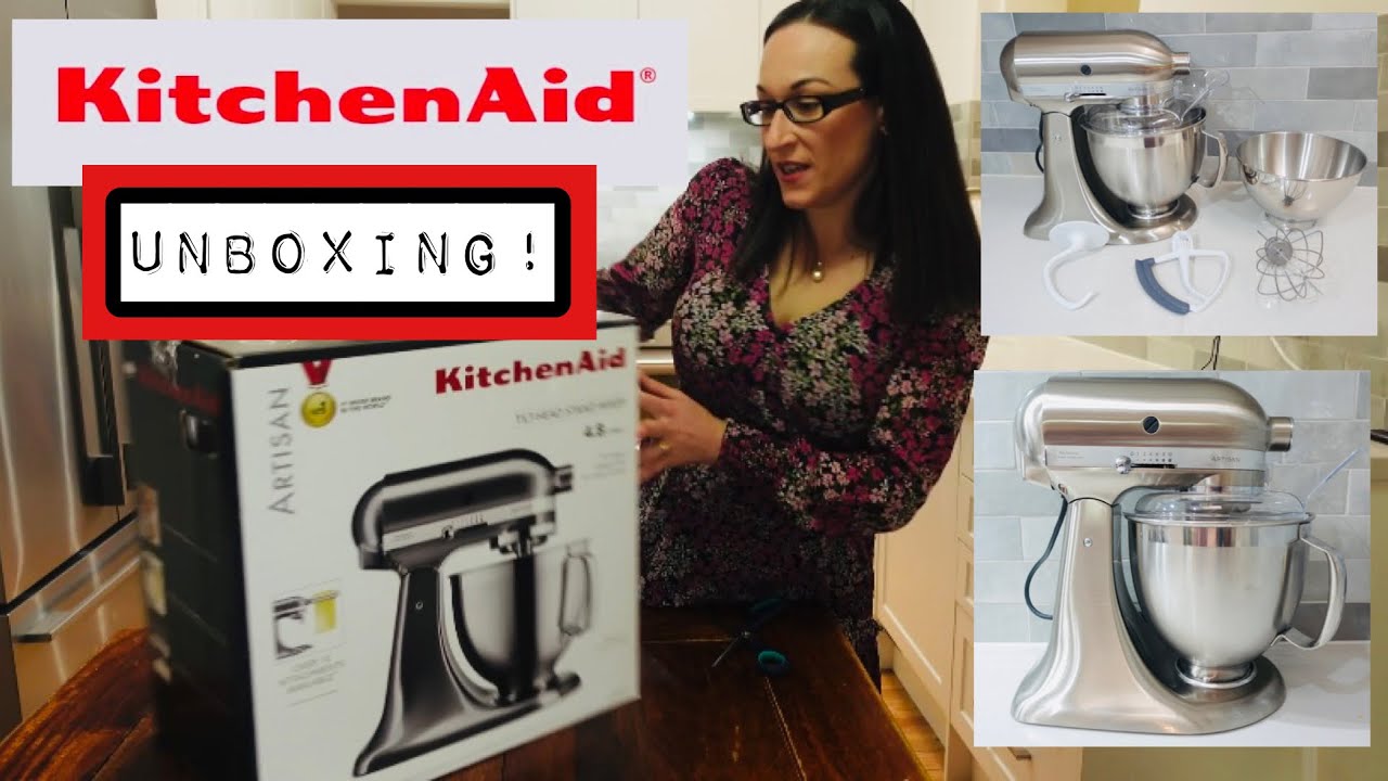 KITCHENAID UNBOXING 2022  Unbox my first KitchenAid with me