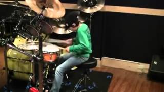 Little talent plays drums, is beyond praise