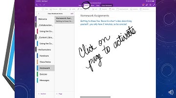 Navigating the Class Notebook iPad App   A Guide for Parents and Students