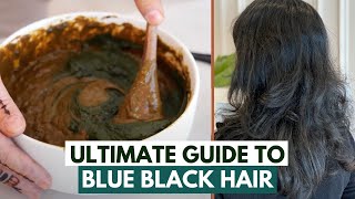 Two Step FoolProof Indigo Process for Black Hair + (How to Achieve Blue/Black hair)