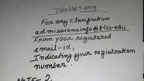 TISSNET-2019 ||MUST WATCH ANY CLARIFICATION RELATED SCORE CARD