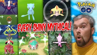 Every Shiny Mythical Pokémon Caught in Pokémon GO! But THIS was Weird!