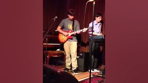 Jason playing an original song