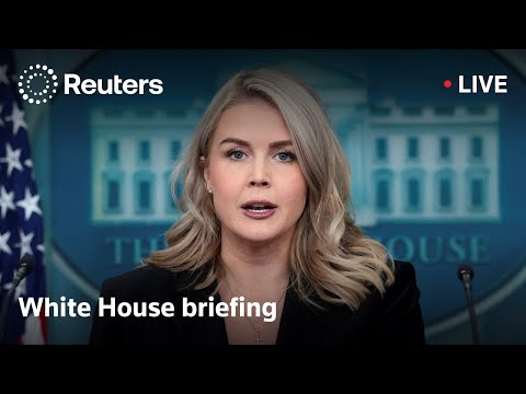 LIVE: White House briefing after intensified scrutiny over boat strikes