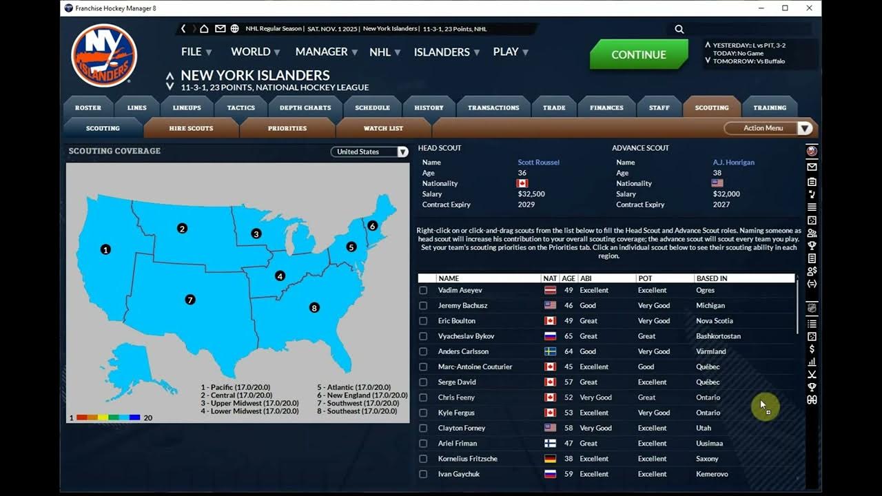 Franchise Hockey Manager 8 New York Islanders 202526 Season (Ep 10