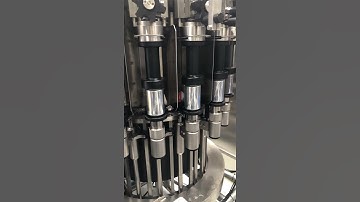Leibinger Multima 2in1 - the filling process cans (close up)