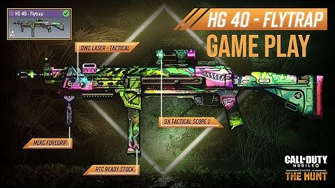 BEST FREE BLUEPRINT YET - The Free HG-40 Flytrap Gameplay in COD Mobile