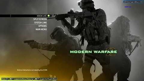 MW2 xbOnline NEW HOST MENU!!! RGH [17526]