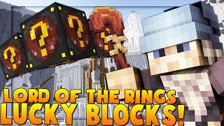 LORD OF THE RINGS LUCKY BLOCK MOD CHALLENGE (KINGDOMS PVP) | Minecraft - Lucky Block Mod | JeromeASF