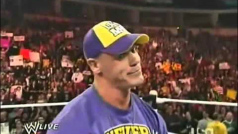 John Cena Raps about The Rock (WWE Raw 2/21/11)