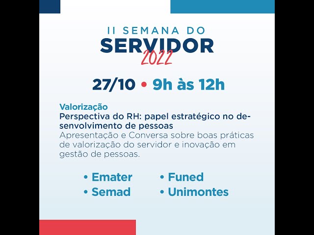 Agência Minas Gerais  Seplag-MG promove 2ª edição on-line da Semana do  Servidor