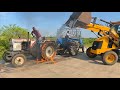 Sonalika di 60 rx vs eicher 242 tractor tochan on rcc road tractor gone fired