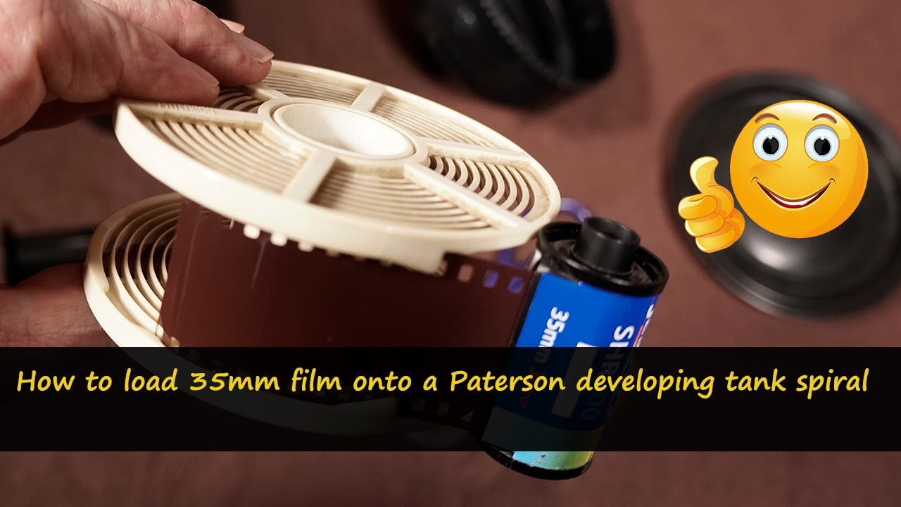 How to EASILY load 35mm film onto a Paterson developing tank