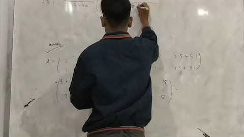 Penyelesaian soal aljabar linear 3,4,5 matriks transpos dan invers