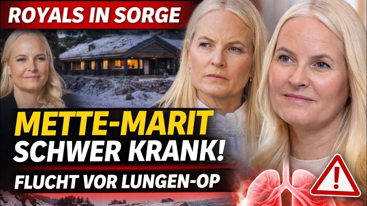 😢 Kronprinzessin Mette-Marit schwer krank – Weihnachten in der Berghütte | Lungen-OP dringend nötig
