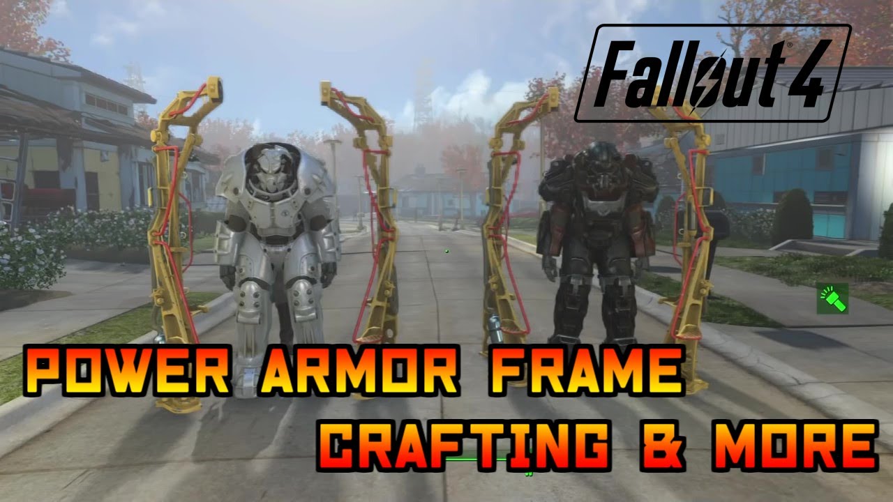 Ps4版fallout4 フォールアウト4 Mod Power Armor Frame Crafting