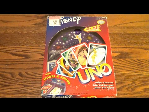 Disney Uno Game - 2002 - Mattel - Great Condition