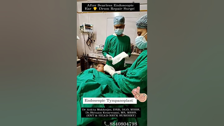 Scarless Endoscopic Ear 👂 Drum Repair : Endoscopic tympanoplasty  II Dr Ankita & Dr Shivaam II ENT