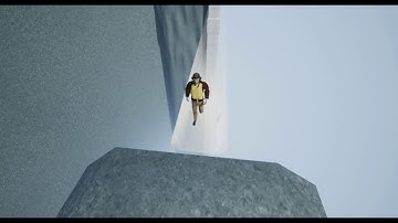 Bridge made up of clouds dissolve blows off in wind Unreal 4 EfMS game project - www.Pencilgun.com