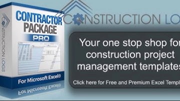 ConstructionLogs - Your one stop shop for construction project management templates.