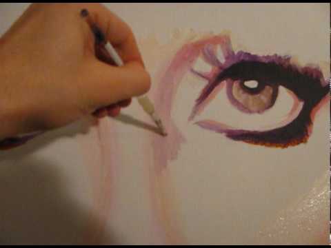 Lady Gaga - Paparazzi - Nick San Pedro Painting